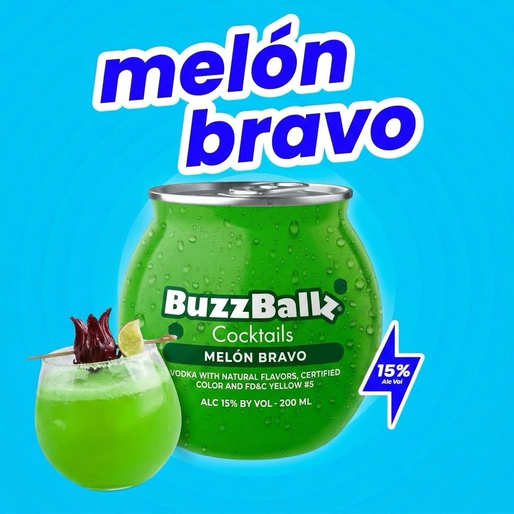 BuzzBallz Melón Bravo 200ml 🍈