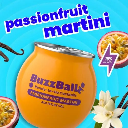 BuzzBallz Passionfruit Martini 200ml🍹