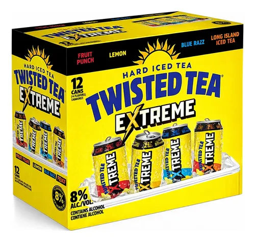 🍋 Twisted Tea Extreme — 12 Pack