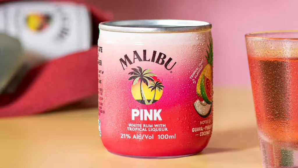 Malibu Pink – Ron Blanco con Licor Tropical 100 ml 🌴💗