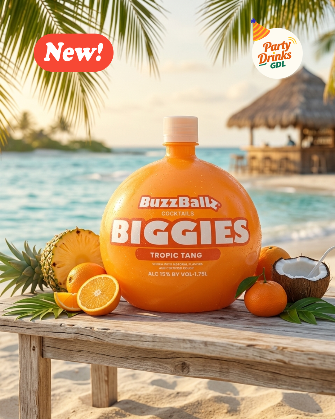 Buzzballz Biggies 1.75L Tropic Tang