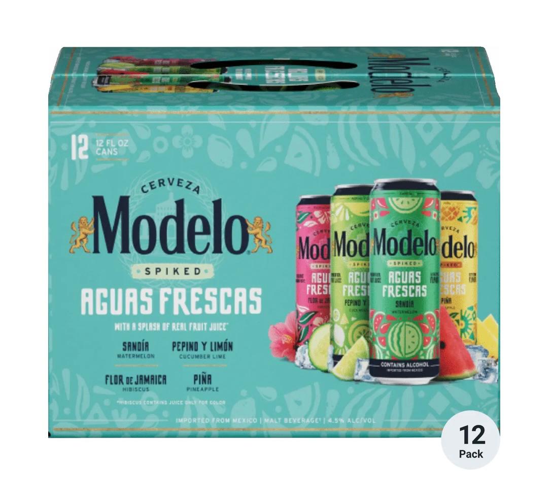 Modelo Aguas Frescas Variety  12 Pack 🍉🍍🥒🌺