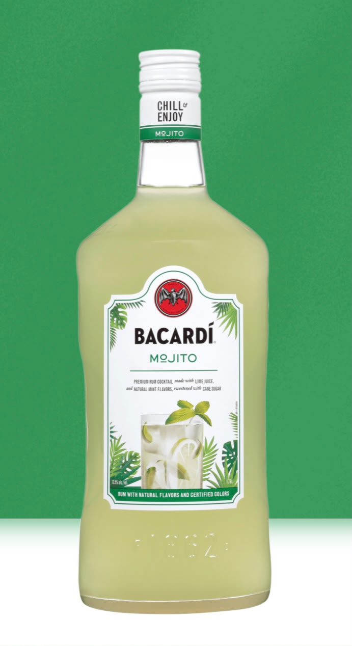 Bacardi Cocktails 1.75L sabores mixtos| Caja con 10 pzs