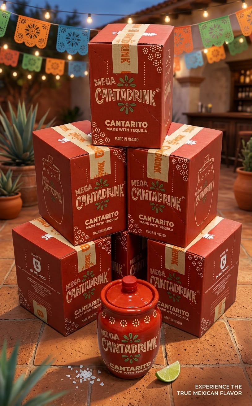 Mega Canta Drink 1.5 L | 5 Cajas con 3 piezas c/u (15 pzs)