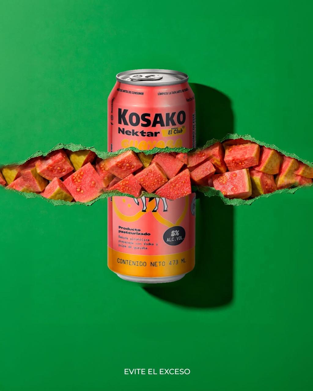 Kosako Nektar 12 pzs 473 ml 🍓🥭🥥