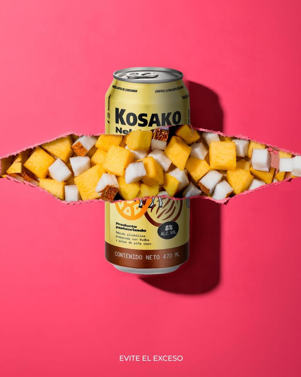 Kosako Nektar 12 pzs 473 ml 🍓🥭🥥