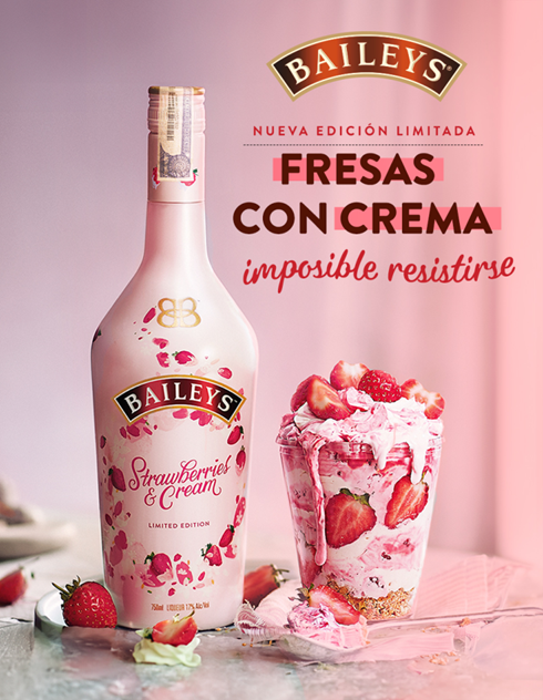 Baileys Liqueurs Strawberries & Cream🥛✨🍓