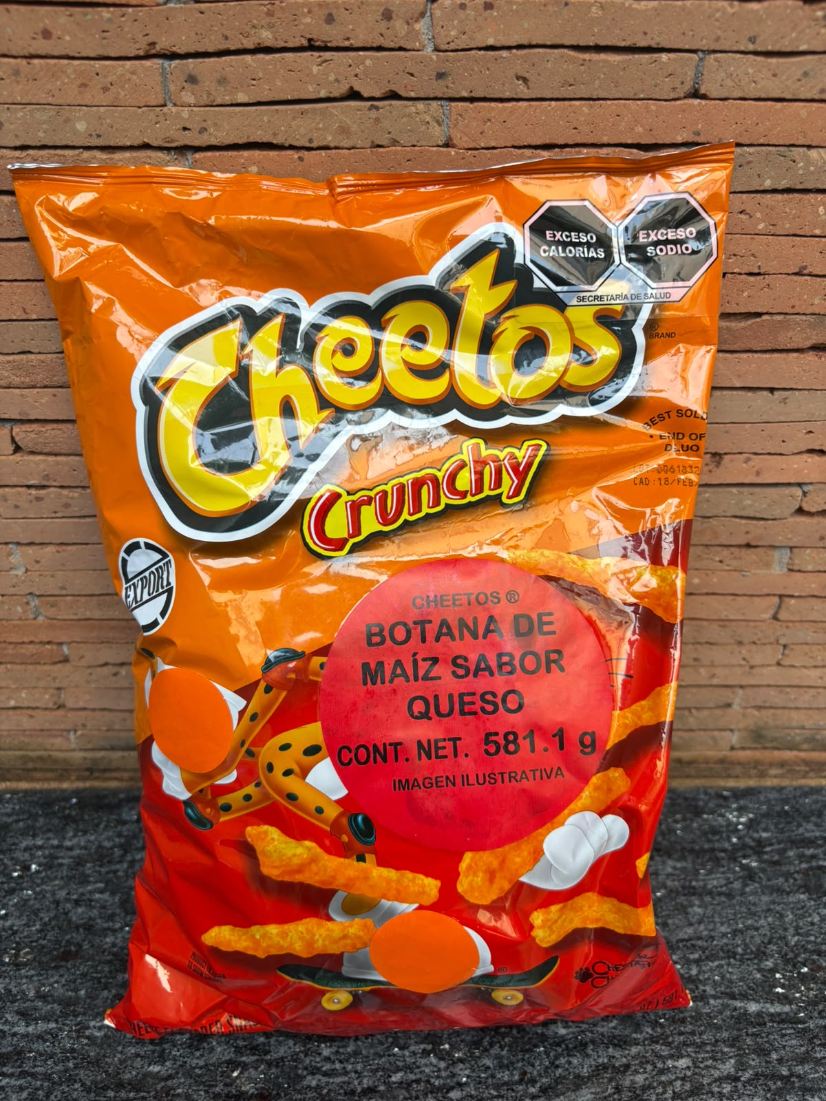 Cheetos Crunchy Original – Bolsa de 581 g 🇺🇸🧀