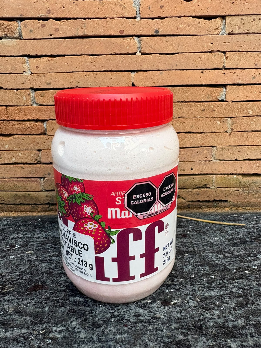 Marshmallow Fluff Strawberry – Crema de Malvavisco Sabor Fresa 213 g 🍓