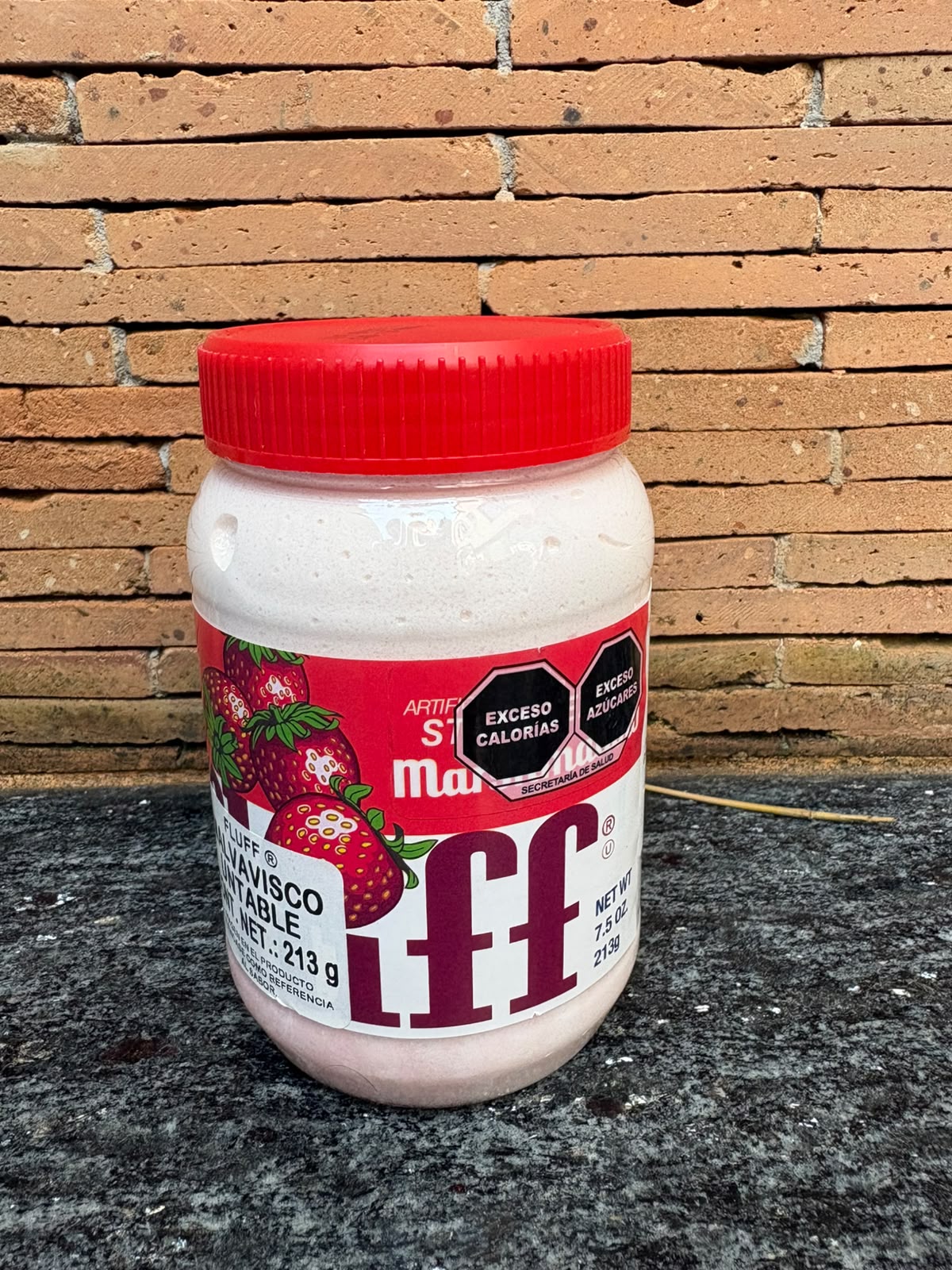 Marshmallow Fluff Strawberry – Crema de Malvavisco Sabor Fresa 213 g 🍓