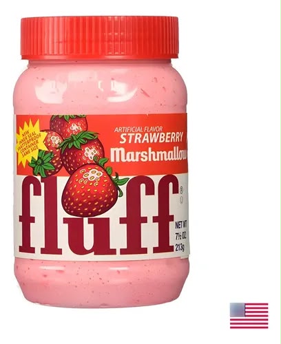 Marshmallow Fluff Strawberry – Crema de Malvavisco Sabor Fresa 213 g 🍓