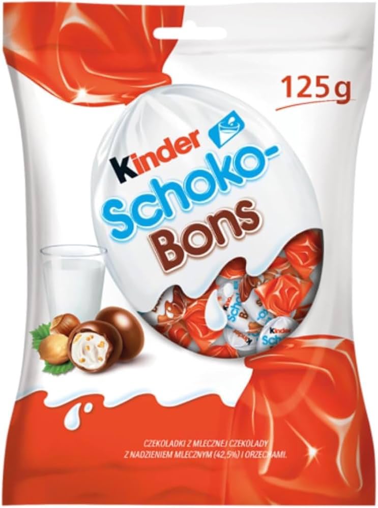 Kinder Schoko-Bons – Bolsa de 125 g 🍫🥛
