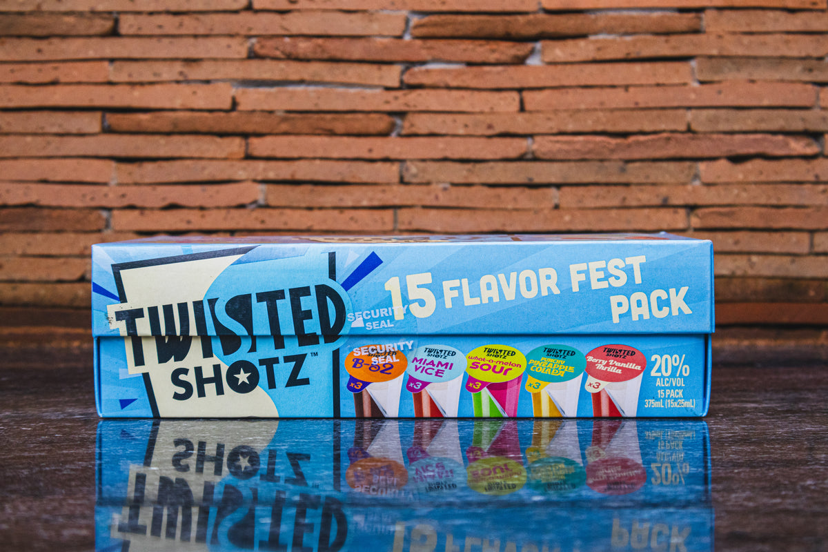 Twisted Shotz 15 Blue Fest Pack