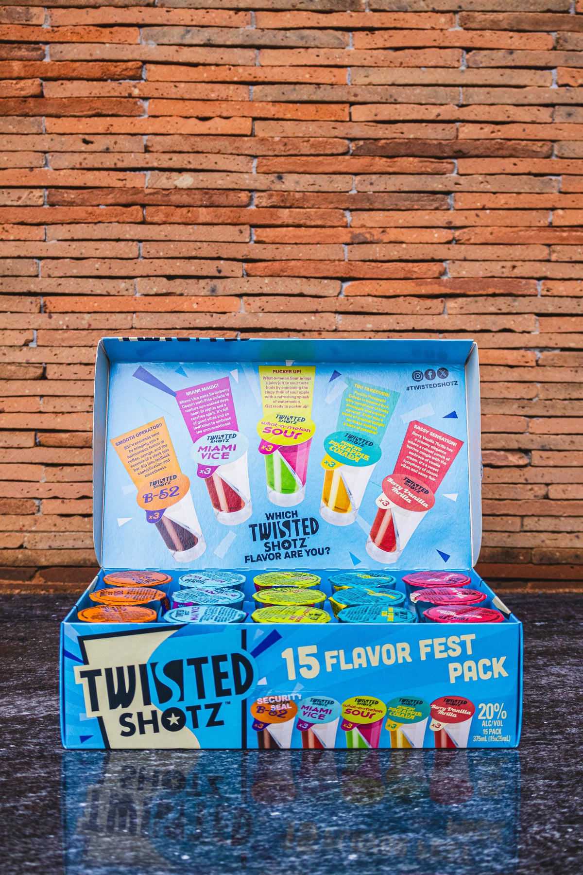 Twisted Shotz 15 Blue Fest Pack