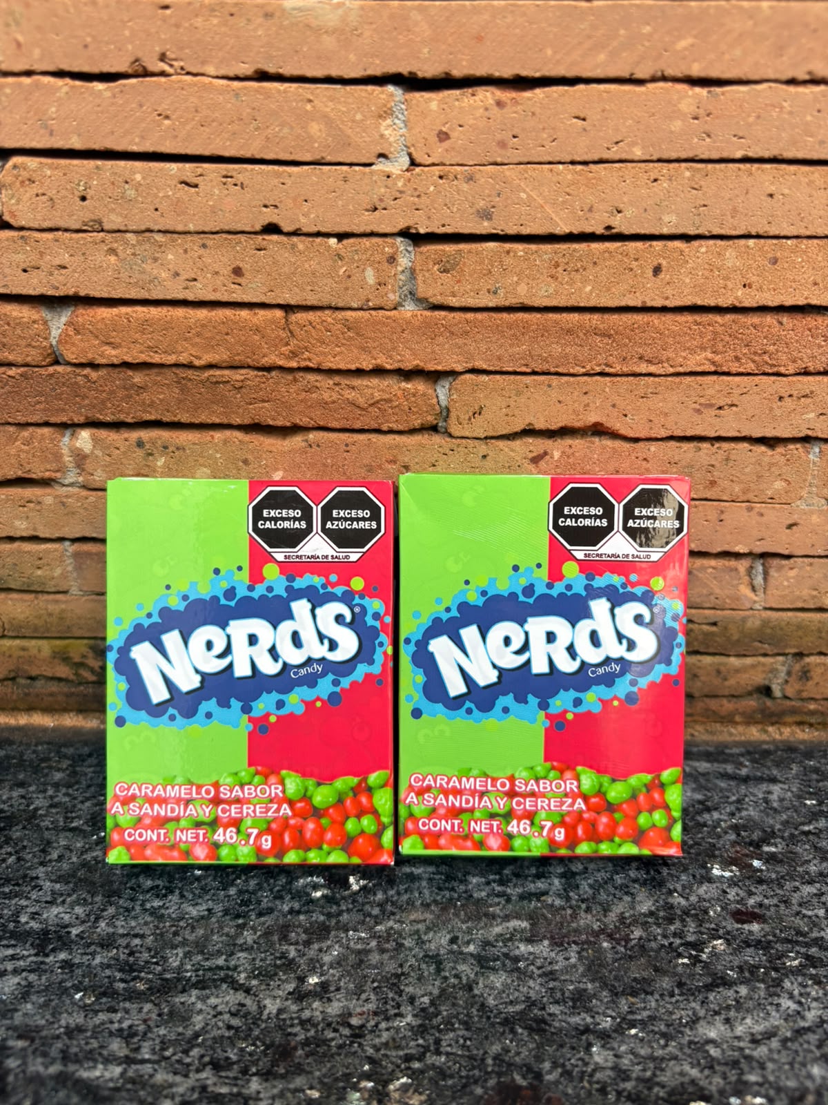 Nerds Watermelon &amp; Cherry – Caramelos de Sandía y Cereza 46.7 g 🍉🍒